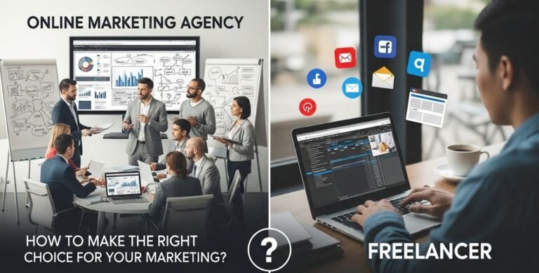 Online Marketing Agency vs Freelancer: Intelligent Choice Guide.